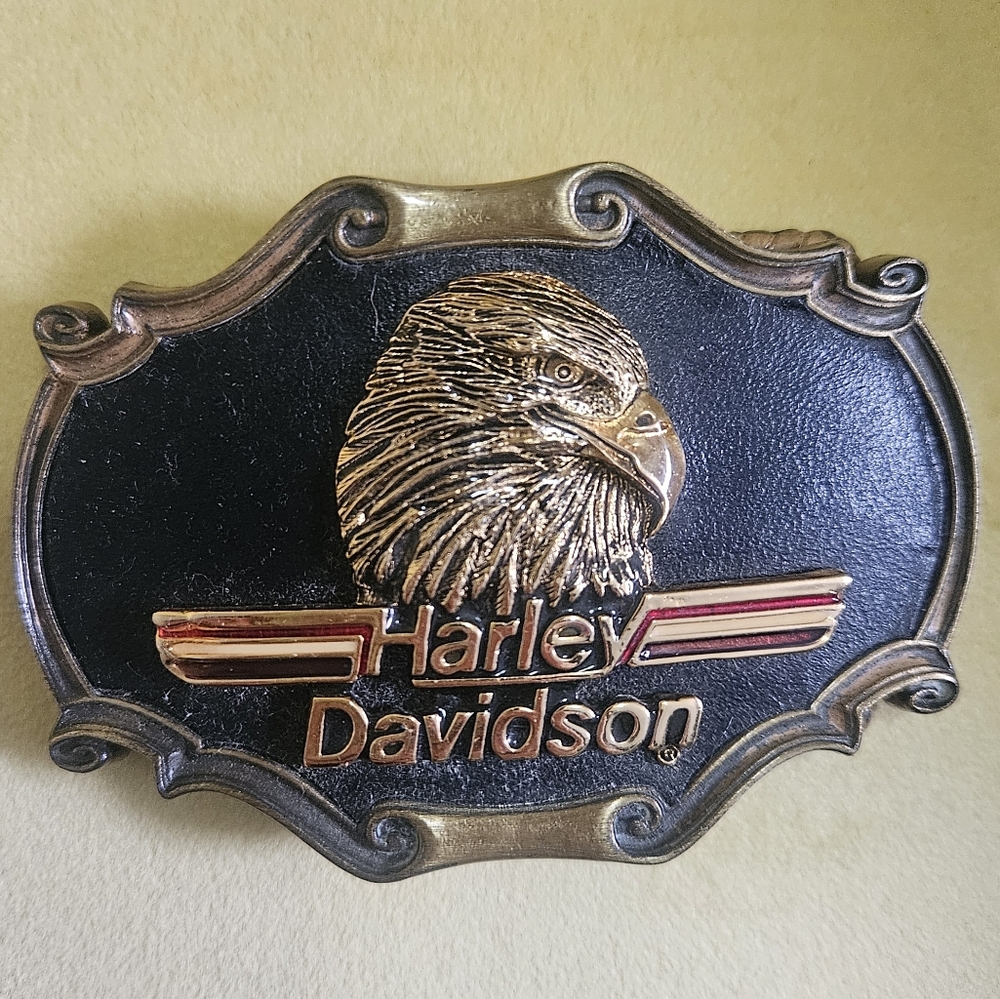 Harley Davidson Raintree 1978 75th Anniversary Vintsge Unisex Metal Belt Buckle